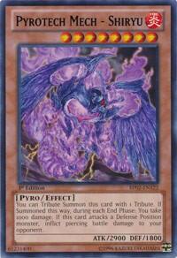Pyrotech Mech - Shiryu - Battle Pack 2: War of the Giants (BP02) #BP02-EN122 - Rare YuGiOh Trading Card