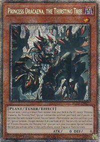Princess Dracaena, the Thirsting Tree (Starlight Rare) - Blazing Dominion (BLZD) #BLZD-EN027 - Starlight Rare YuGiOh Trading Card