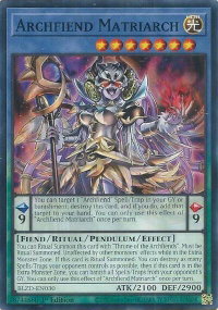 Archfiend Matriarch - Blazing Dominion (BLZD) #BLZD-EN030 - Common / Short Print YuGiOh Trading Card