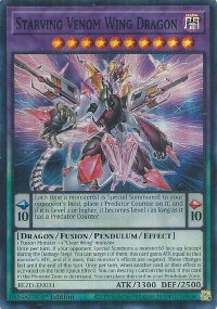 Starving Venom Wing Dragon - Blazing Dominion (BLZD) #BLZD-EN031 - Super Rare YuGiOh Trading Card