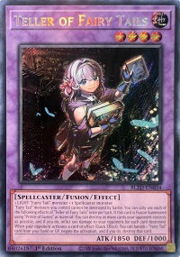 Teller of Fairy Tails - Blazing Dominion (BLZD) #BLZD-EN034 - Secret Rare YuGiOh Trading Card