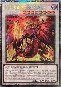The Crimson King (Starlight Rare) - Blazing Dominion (BLZD) #BLZD-EN036 - Starlight Rare YuGiOh Trading Card