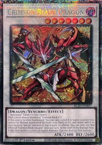 Crimson Blade Dragon (Starlight Rare) - Blazing Dominion (BLZD) #BLZD-EN037 - Starlight Rare YuGiOh Trading Card