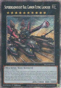 Superdreadnought Rail Cannon Flying Launcher (Starlight Rare) - Blazing Dominion (BLZD) #BLZD-EN044 - Starlight Rare YuGiOh Trading Card