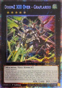 DoomZ XIII Over - Graflareio (Starlight Rare) - Blazing Dominion (BLZD) #BLZD-EN045 - Starlight Rare YuGiOh Trading Card