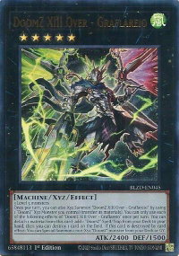 DoomZ XIII Over - Graflareio - Blazing Dominion (BLZD) #BLZD-EN045 - Ultra Rare YuGiOh Trading Card
