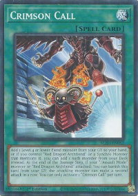 Crimson Call - Blazing Dominion (BLZD) #BLZD-EN052 - Common / Short Print YuGiOh Trading Card