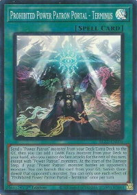 Prohibited Power Patron Portal - Terminus - Blazing Dominion (BLZD) #BLZD-EN056 - Super Rare YuGiOh Trading Card