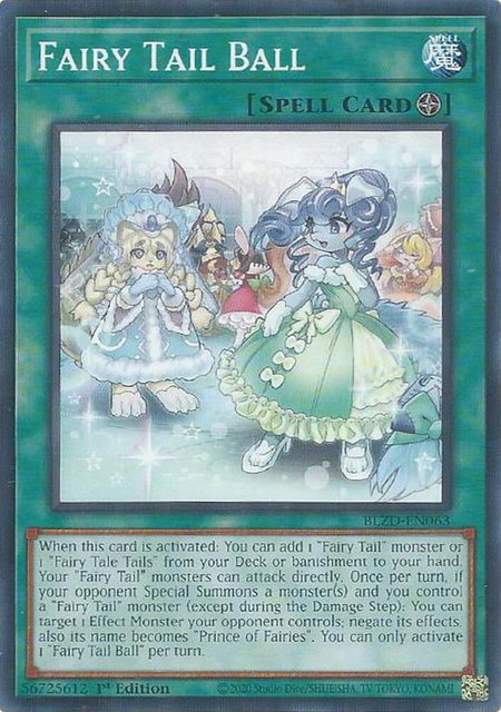 Fairy Tail Ball trading card from Blazing Dominion Fairy Tail Ball - Blazing Dominion YuGiOh trading card