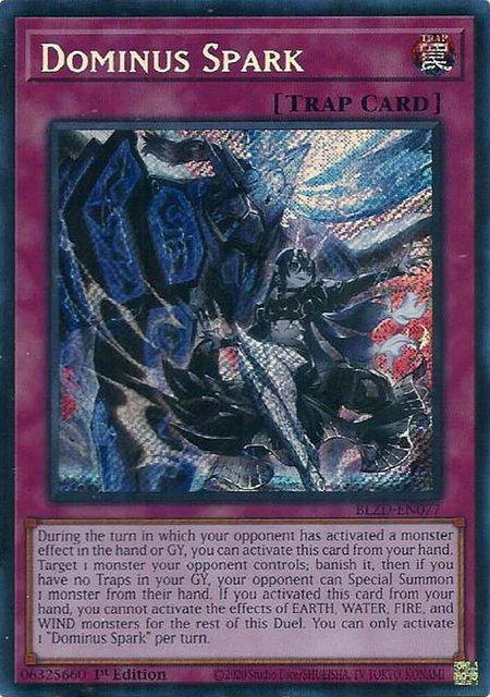 Dominus Spark - Blazing Dominion YuGiOh trading card