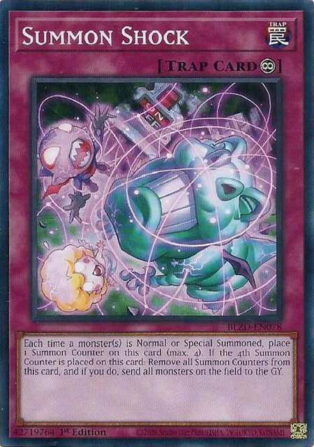 Summon Shock - Blazing Dominion YuGiOh trading card