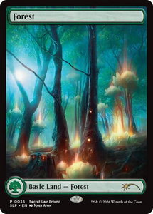 Forest (0035) - Secret Lair Showdown (SLP) #35 - Promo Magic: The Gathering Trading Card