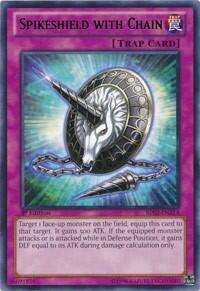 Spikeshield with Chain - Battle Pack 2: War of the Giants (BP02) #BP02-EN214 - Rare YuGiOh Trading Card