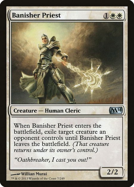 Banisher Priest - Magic 2014 (M14) Magic: The Gathering trading card