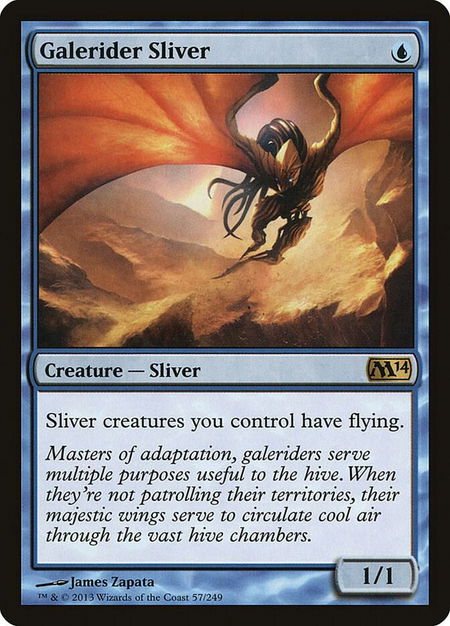 Galerider Sliver - Magic 2014 (M14) Magic: The Gathering trading card