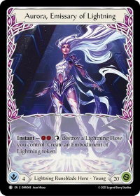 Aurora, Emissary of Lightning - Omens of the Third Age (OMN) #OMN048 - Basic Flesh and Blood Trading Card