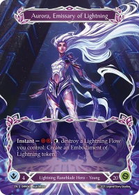 Aurora, Emissary of Lightning (Marvel) - Omens of the Third Age (OMN) #OMN048 - Basic Flesh and Blood Trading Card