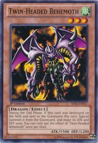 Twin-Headed Behemoth - Battle Pack 2: War of the Giants (BP02) #BP02-EN017 - Common / Short Print YuGiOh Trading Card