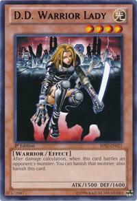 D.D. Warrior Lady - Battle Pack 2: War of the Giants (BP02) #BP02-EN021 - Rare YuGiOh Trading Card