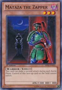 Mataza the Zapper trading card from Battle Pack 2: War of the Giants Mataza the Zapper - Battle Pack 2: War of the Giants YuGiOh trading card