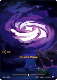 Chaos Rune (Alternate Art) - Unleashed (UNL) #R05a - Showcase Riftbound Trading Card
