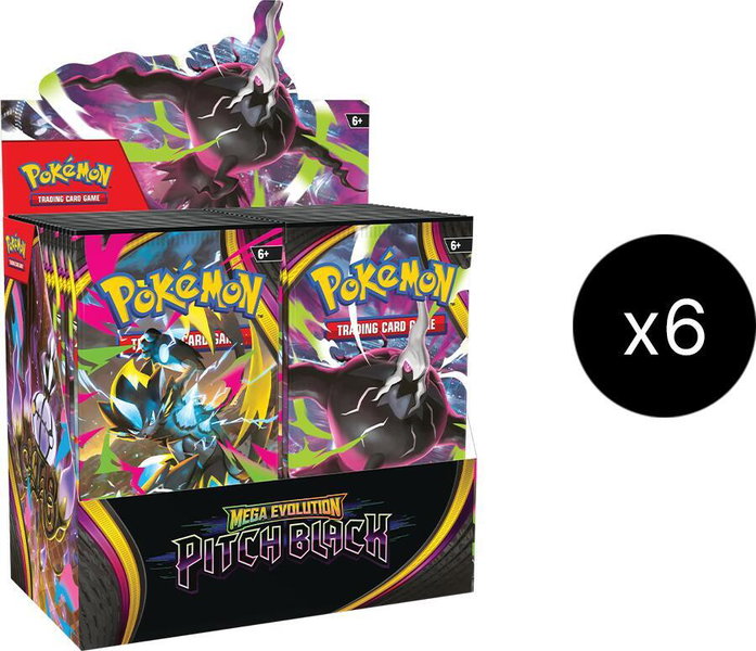 Pitch Black Booster Box Case - ME05: Pitch Black Pokémon trading card