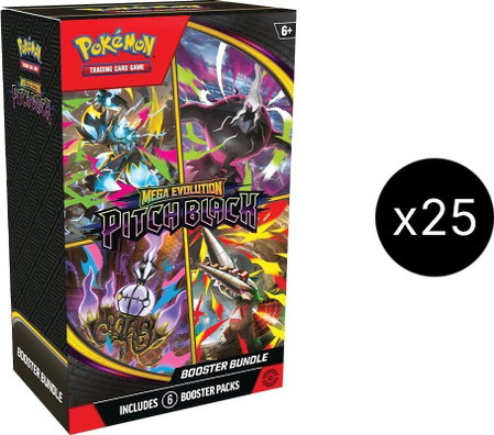 Pitch Black Booster Bundle Case - ME05: Pitch Black Pokémon trading card
