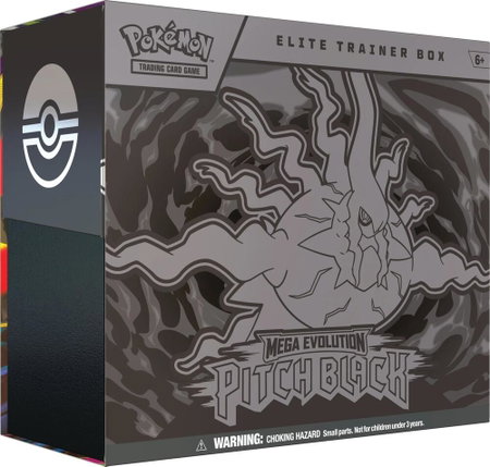 Pitch Black Elite Trainer Box trading card from ME05: Pitch Black Pitch Black Elite Trainer Box - ME05: Pitch Black Pokémon trading card