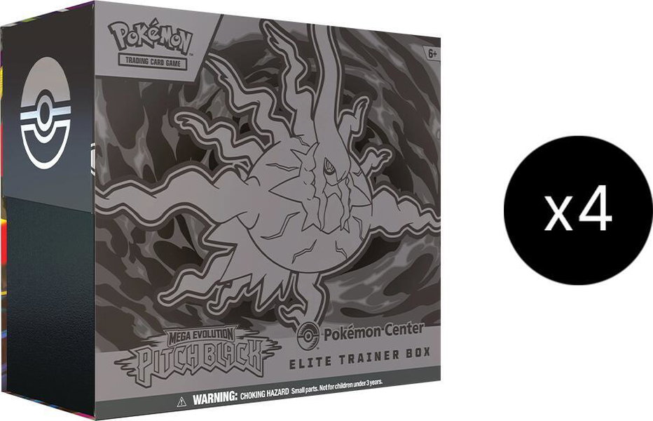 Pitch Black Pokemon Center Elite Trainer Box Case (Exclusive) - ME05: Pitch Black Pokémon trading card