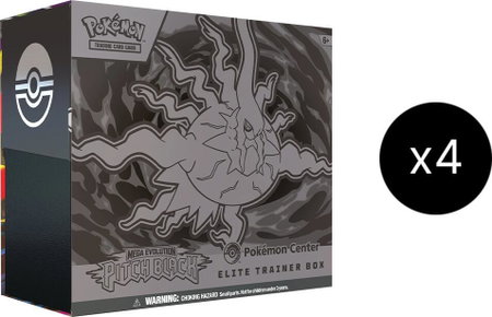 Pitch Black Pokemon Center Elite Trainer Box Case (Exclusive) - ME05: Pitch Black Pokémon trading card