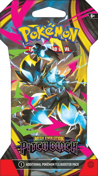 Pitch Black Sleeved Booster Pack - ME05: Pitch Black Pokémon trading card