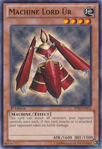 Machine Lord Ur trading card from Battle Pack 2: War of the Giants Machine Lord Ur - Battle Pack 2: War of the Giants YuGiOh trading card