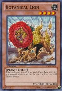 Botanical Lion trading card from Battle Pack 2: War of the Giants Botanical Lion - Battle Pack 2: War of the Giants YuGiOh trading card