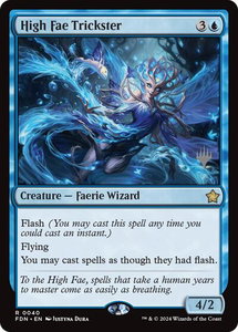 High Fae Trickster - Promo Pack: Secrets of Strixhaven (PPSOS) #40 - Rare Magic: The Gathering Trading Card