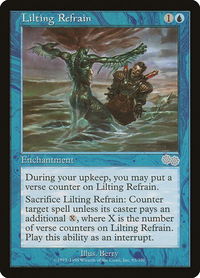 Lilting Refrain - Urza's Saga (USG) #83 - Uncommon Magic: The Gathering Trading Card