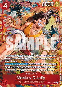 Monkey.D.Luffy (Alternate Art) - The Time of Battle (OP16) #OP16-015 - Super Rare One Piece Trading Card