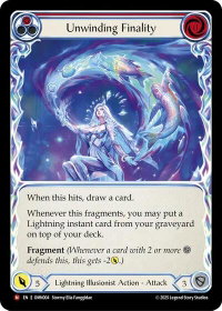 Unwinding Finality - Omens of the Third Age (OMN) #OMN004 - Majestic Flesh and Blood Trading Card