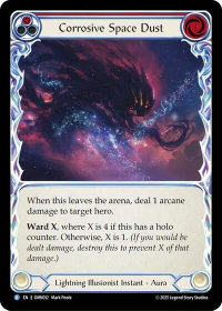 Corrosive Space Dust (Red) - Omens of the Third Age (OMN) #OMN012 - Rare Flesh and Blood Trading Card
