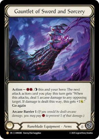 Gauntlet of Sword and Sorcery - Omens of the Third Age (OMN) #OMN086 - Legendary Flesh and Blood Trading Card