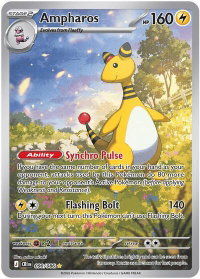 Ampharos - 090/086 - ME04: Chaos Rising (CRI) #090/086 - Illustration Rare Pokémon Trading Card