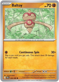 Baltoy - ME04: Chaos Rising (CRI) #046/086 - Common Pokémon Trading Card