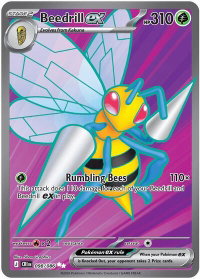 Beedrill ex - 098/086 - ME04: Chaos Rising (CRI) #098/086 - Ultra Rare Pokémon Trading Card