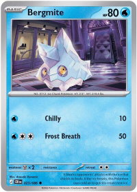 Bergmite - ME04: Chaos Rising (CRI) #023/086 - Common Pokémon Trading Card