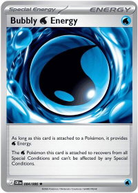 Bubbly W Energy - ME04: Chaos Rising (CRI) #084/086 - Rare Pokémon Trading Card