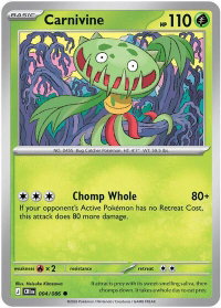 Carnivine - ME04: Chaos Rising (CRI) #004/086 - Common Pokémon Trading Card