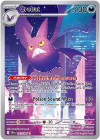Crobat - 093/086 - ME04: Chaos Rising (CRI) #093/086 - Illustration Rare Pokémon Trading Card