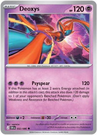 Deoxys - 032/086 - ME04: Chaos Rising (CRI) #032/086 - Uncommon Pokémon Trading Card
