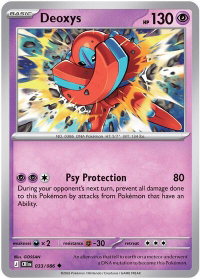Deoxys - 033/086 - ME04: Chaos Rising (CRI) #033/086 - Uncommon Pokémon Trading Card