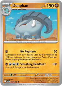 Donphan - ME04: Chaos Rising (CRI) #045/086 - Common Pokémon Trading Card