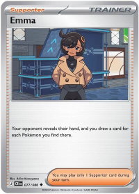 Emma - 077/086 - ME04: Chaos Rising (CRI) #077/086 - Uncommon Pokémon Trading Card